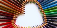 Love Color pencils  200x100 - مشکل کمتر زندگی بهتر