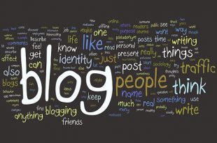 word cloud blog 310x205 - تفاوت وبلاگ و وب سایت