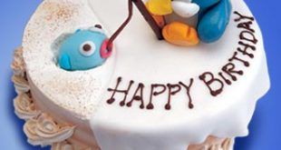 کیک ساده برای تولد