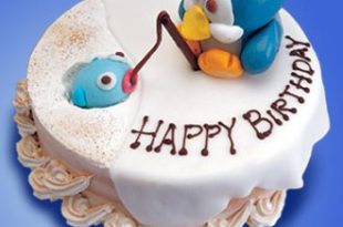 کیک ساده برای تولد