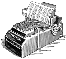 ماشین محاسبه گر در سال ۱۹۱۴‏‎
