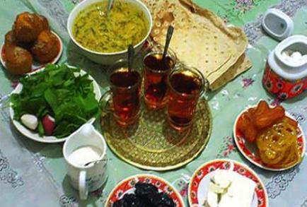 رژیم غذایی برای رمضان