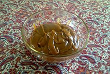220px Samanoo Samanou Persian sweet paste for Nowruz Haft Sin Tablet - سمنو عید نوروز