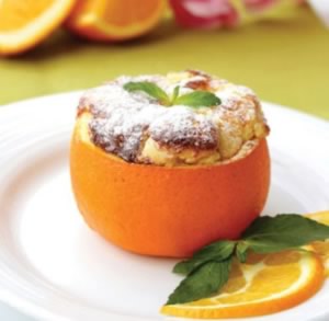 پرتقال - طرز تهیه دسر سوفله‌ پرتقال