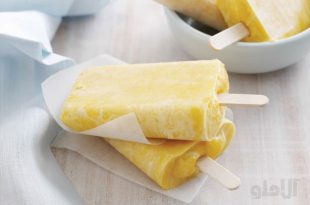 Mango yoghurt pops 310x205 - طرز تهیه ی بستنی انبه و ماست