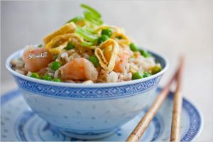 Shrimp rice 300x200 - طرز تهیه ميگوپلو با نخود فرنگي