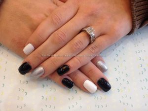 black and silver acrylic nailseye candy nails training nail art gallery 1ut3dxjz 300x225 - طراحی ناخن