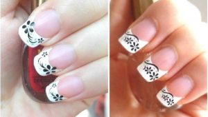 black and white elegant nail art 540x306 300x170 - طراحی ناخن