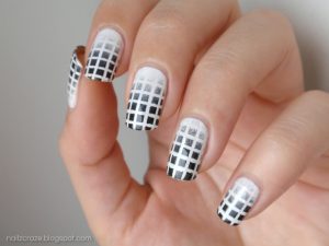 black and white nail designs unique design 305373 300x225 - طراحی ناخن