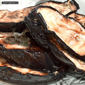 coco grilled eggplant 3 300x300 - طرز تهیه کوکو بادمجان کبابی