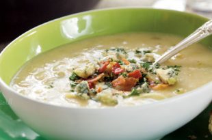 potato soup 310x205 - طرز تهیه سوپ سیب زمینی