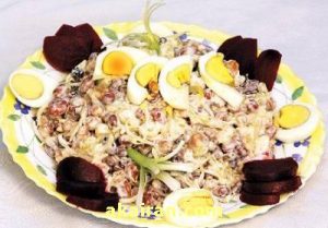 salad hoobobat 400 300x209 - طرز تهیه ی سالاد حبوبات