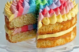 wt8do86u58s8784yno14 310x205 - تزیین کیک رنگین کمانی مخصوص رنگین کمانی ها